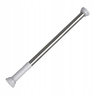 Tyč na sprchový záves - Expanzná sprchová tyč R70 110-200 x 22 mm strieborná
